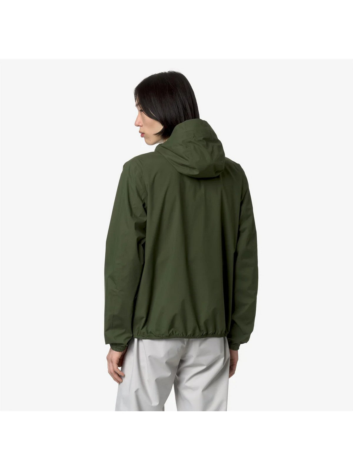 K-WAY Giubbino Uomo Jack Eco Stretch Dot K5127QW H11 Verde gioboutiqueweb