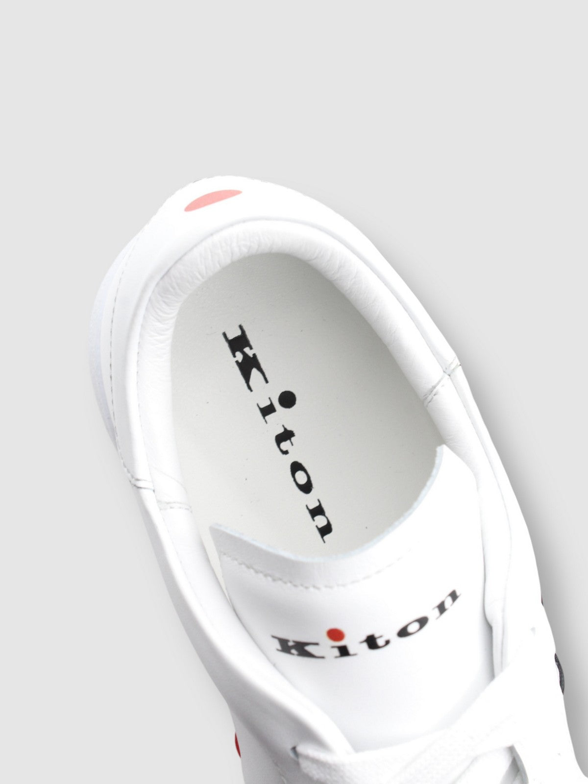 KITON Sneaker Uomo USSA068N0114601001 WHITE Bianco gioboutiqueweb