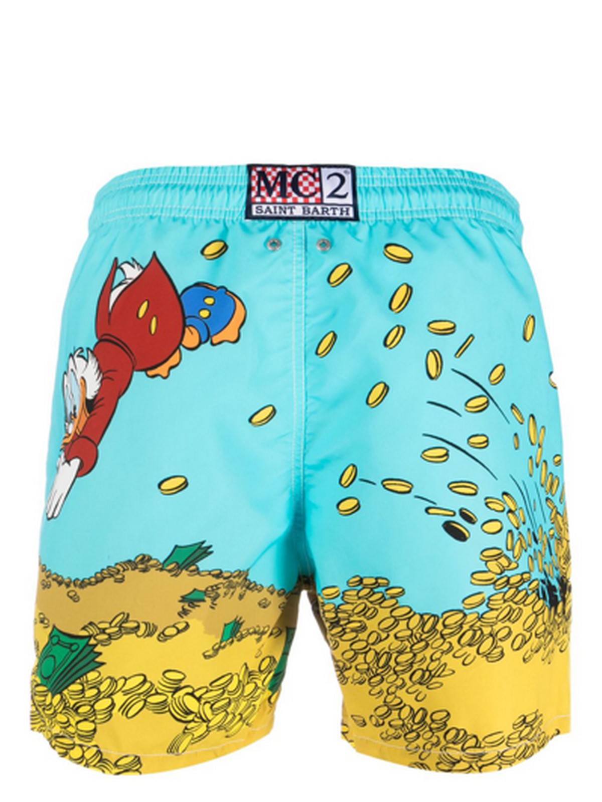 MC2 SAINT BARTH Costume da bagno Uomo GUSTAVIA PLACED PRINT 02915H Verde gioboutiqueweb