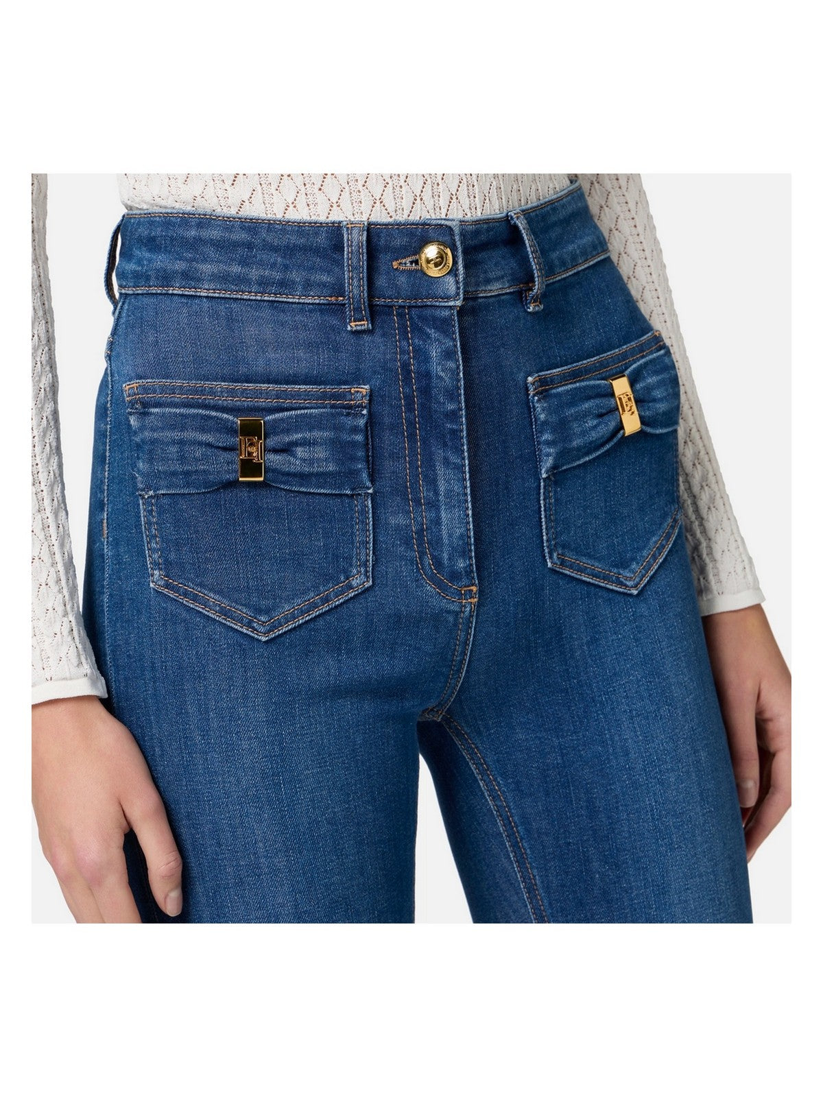 ELISABETTA FRANCHI Jeans Donna PJ88N51E2-104 Blu gioboutiqueweb