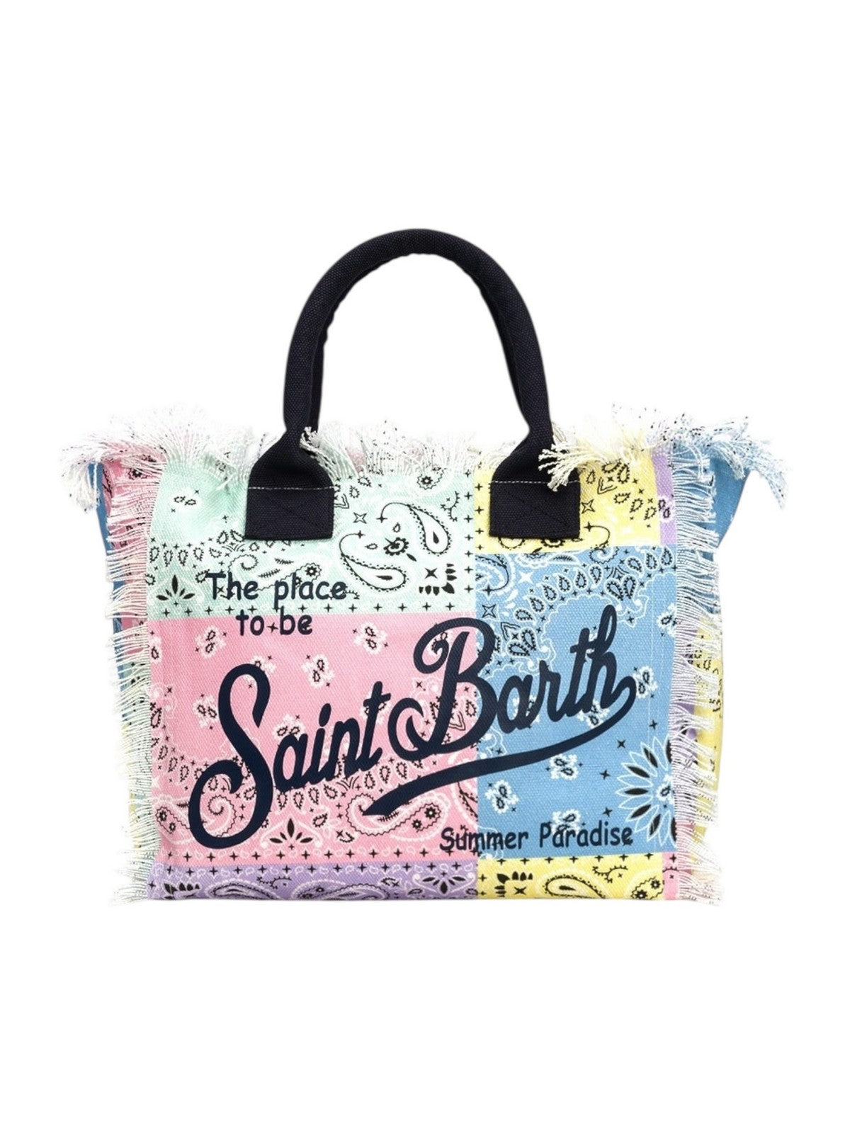 MC2 SAINT BARTH Borsa Donna VANITY 03277L BANDANNA ROUND COLOR