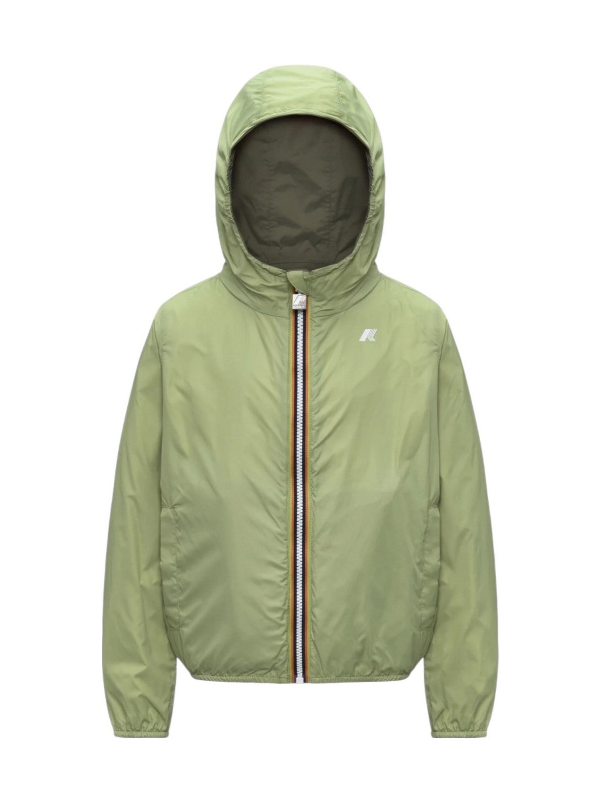 K-WAY KIDS Giubbino Bambini e ragazzi P. JAKE PLUS.2 DOUBLE K61314W C40 GREEN - LIME JACQUAR