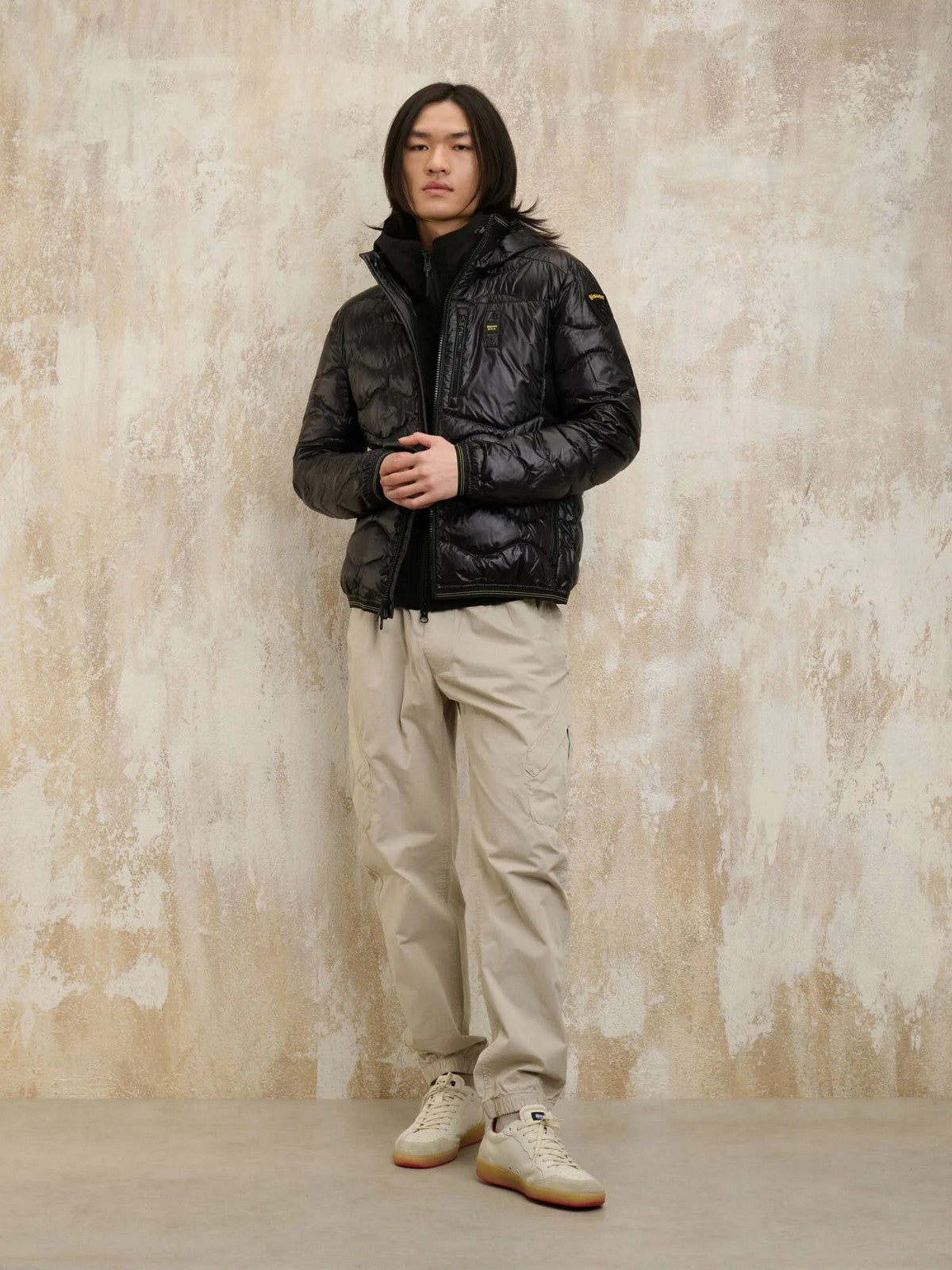 BLAUER Piumino Uomo WAVE 25SBLUC03012 006719 999 Nero gioboutiqueweb