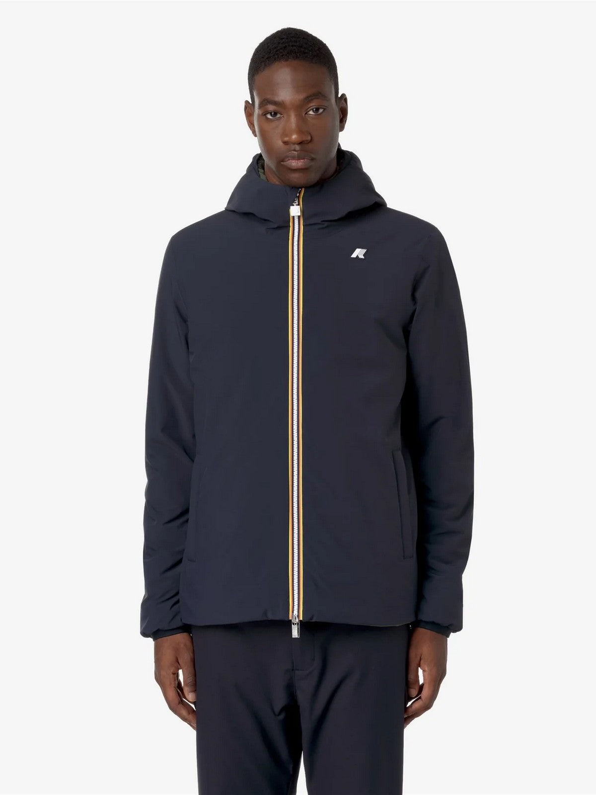 K-WAY Giubbino Uomo JACK ST WARM DOUBLE K6128VW AG5 BLUE D-GREEN B