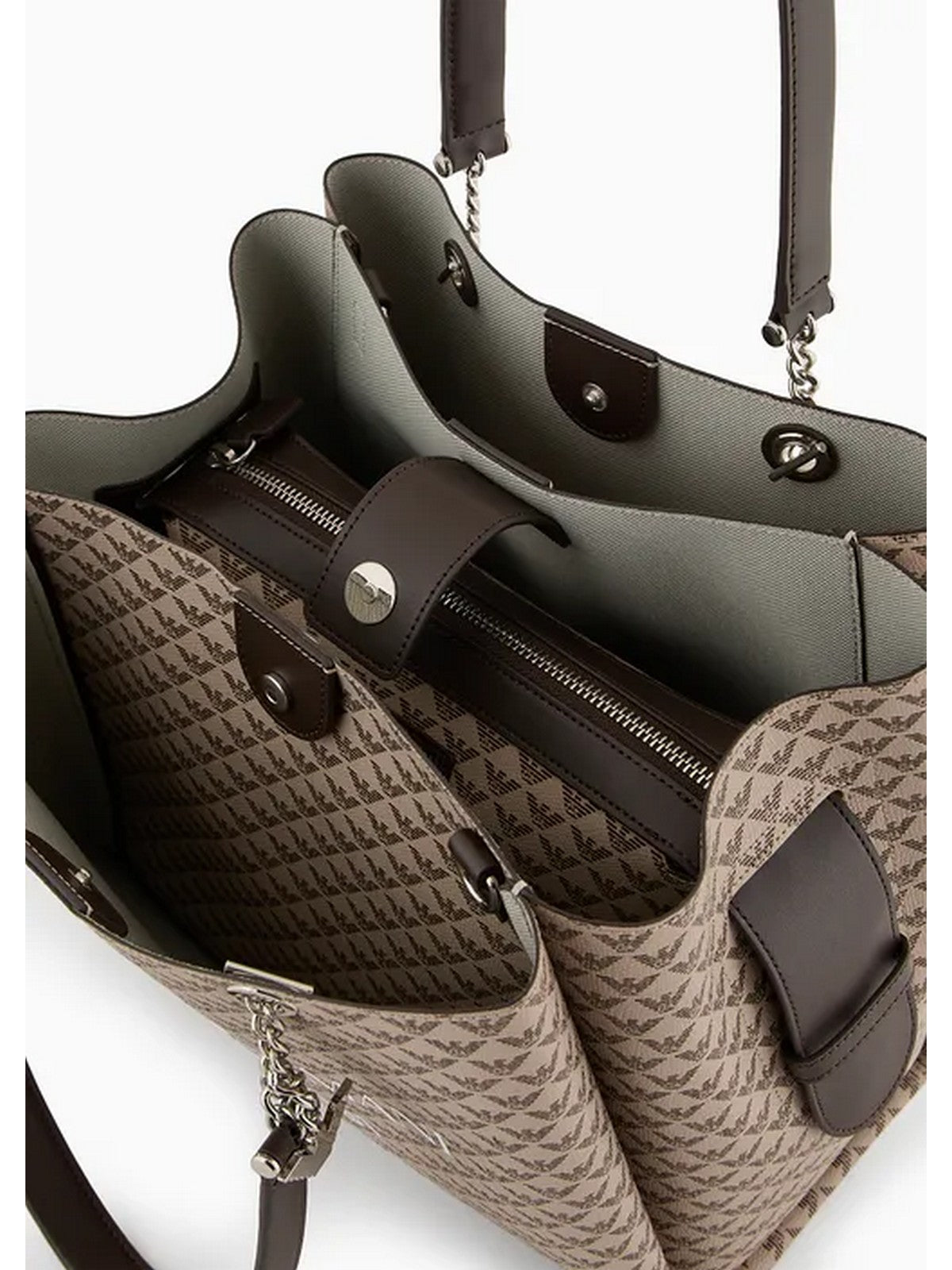 EMPORIO ARMANI Borsa Donna Y3D158 YWS0E 80757 Marrone gioboutiqueweb