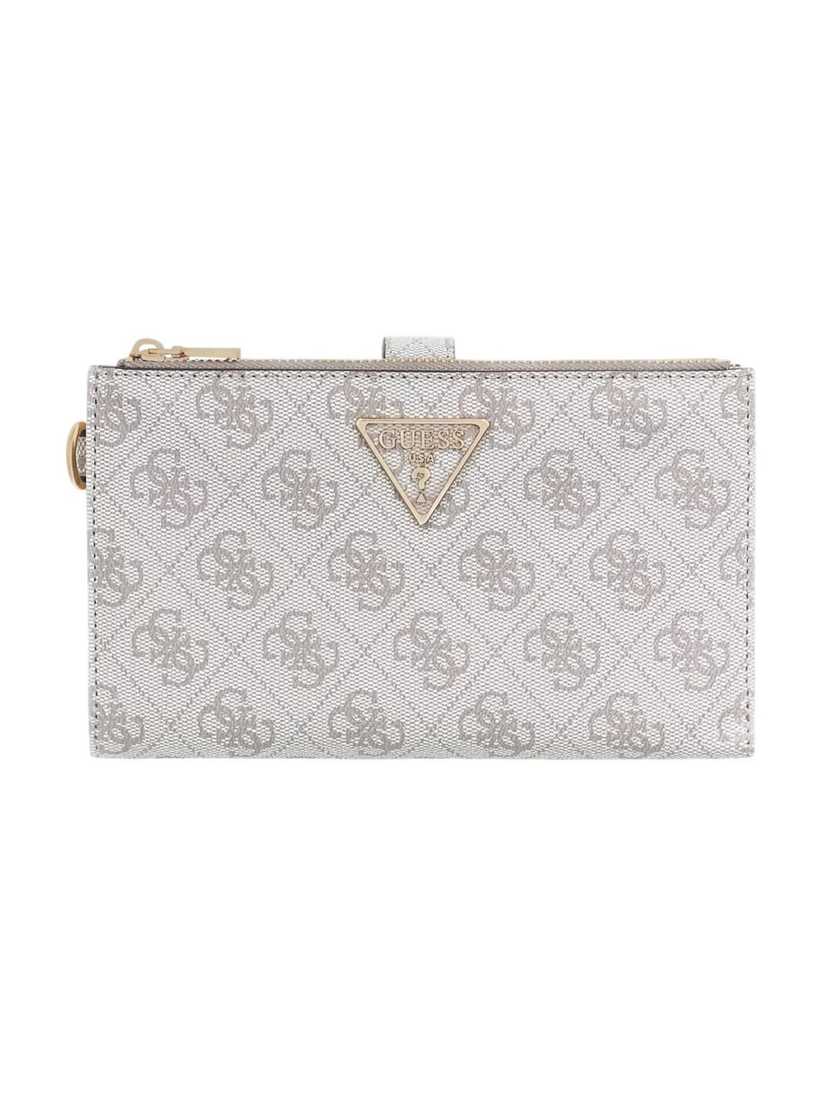 GUESS Portafoglio Donna LAUREL II SLG DBL ZIP ORGNZR SWSG74 59157 DKO DARK TAUPE LOGO