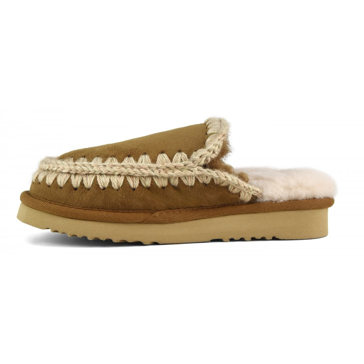 MOU Ciabatta Donna Eskimo slipper MU.FW101125A COG COGNAC