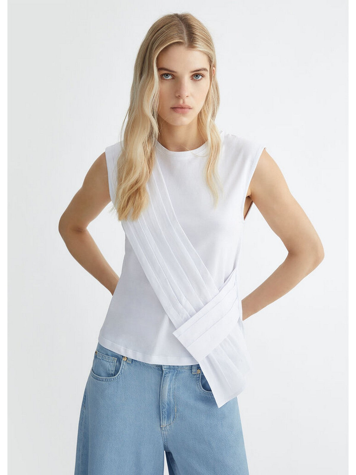 LIU JO FRESH T-Shirt e Polo Donna 8A4017J4830 11111 Bianco gioboutiqueweb