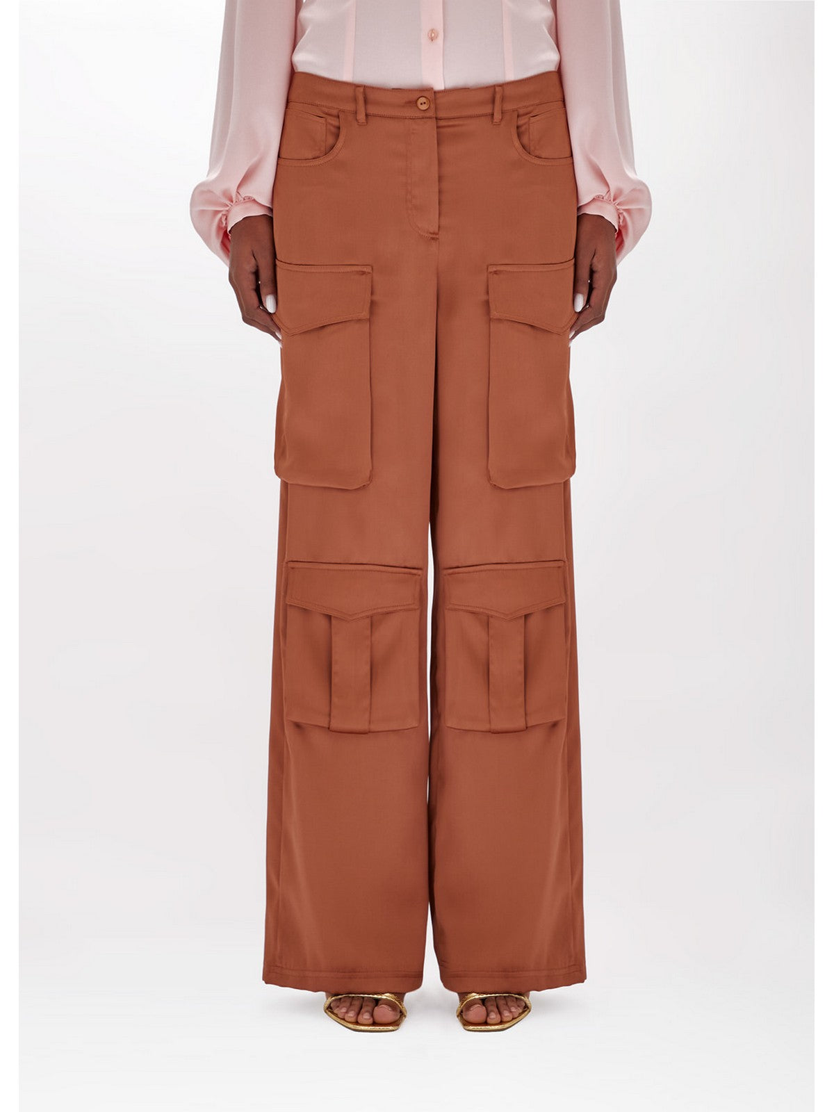 Blugirl Frau Pantallone Ra4113ts048 71142 Brown