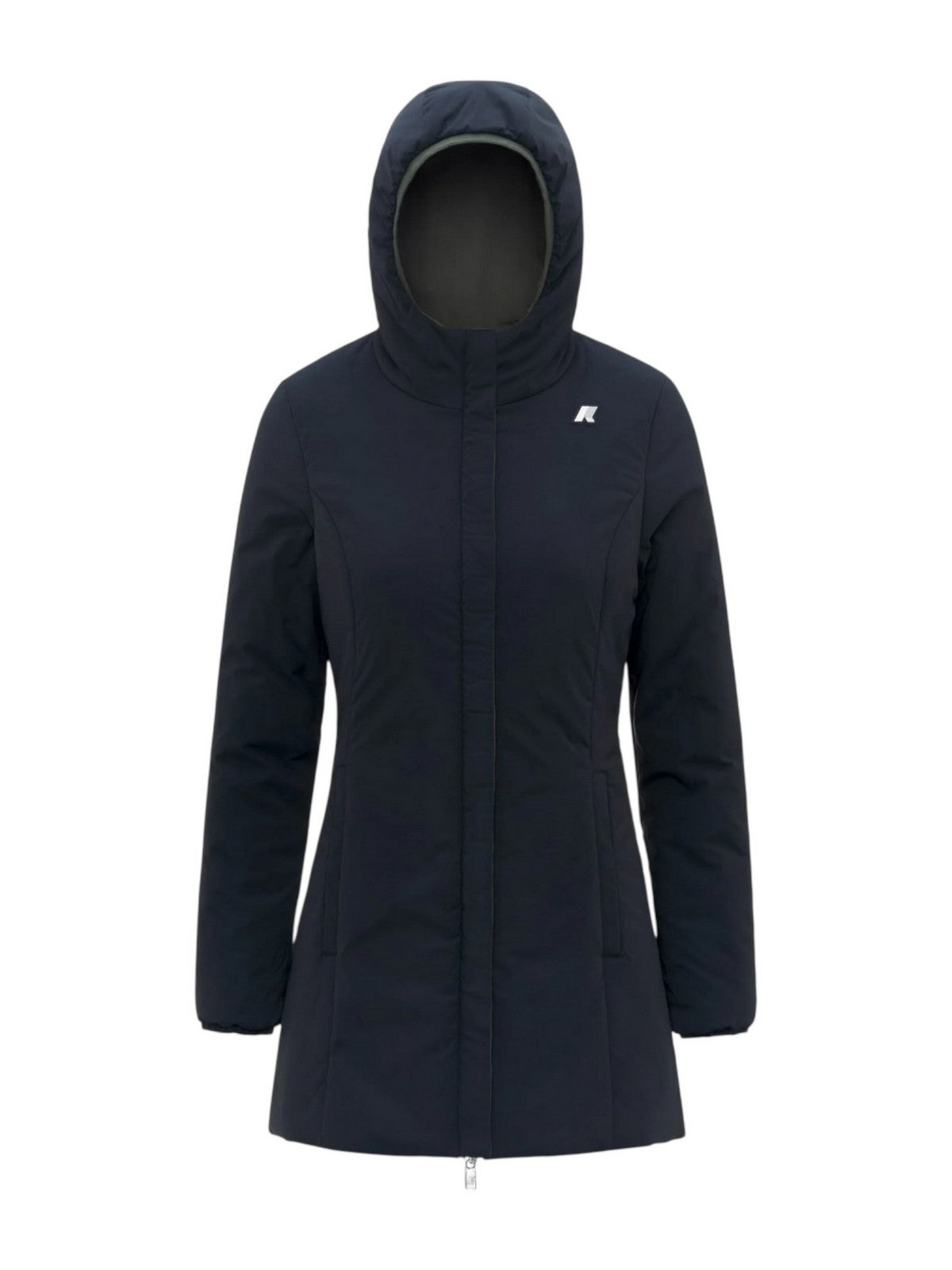 K-WAY Damenjacke DENISE ST WARM DOUBLE K6128UW AF0 GREEN BLACKISH-BLUE DEPTH