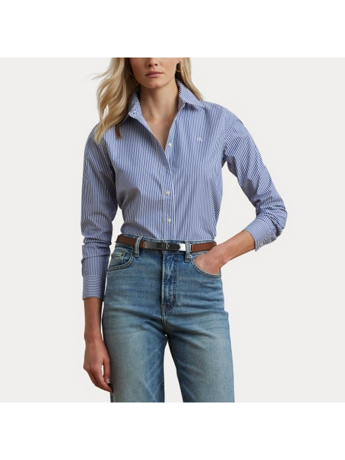 LAUREN RALPH LAUREN Camicia Donna JAMELKO 200859048 001 Blu gioboutiqueweb