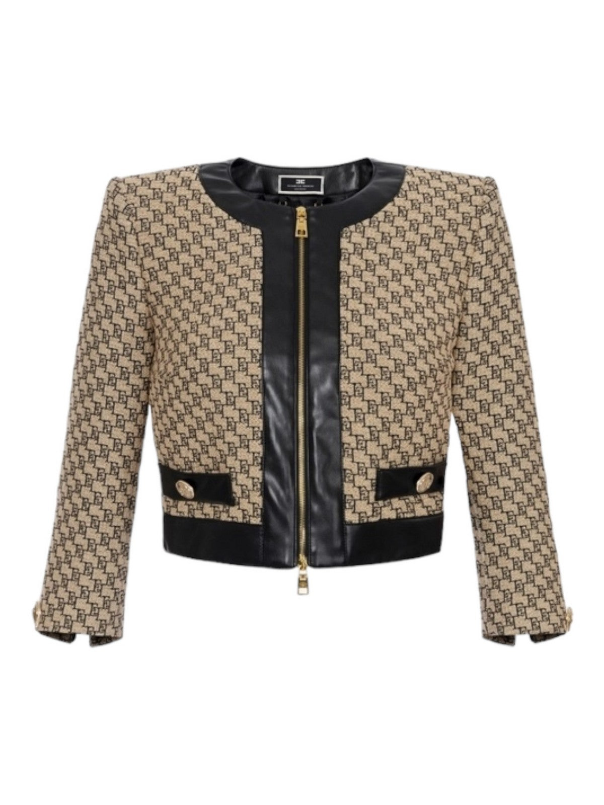 ELISABETTA FRANCHI Women's Jacket GI09742E2 BD9 Beige