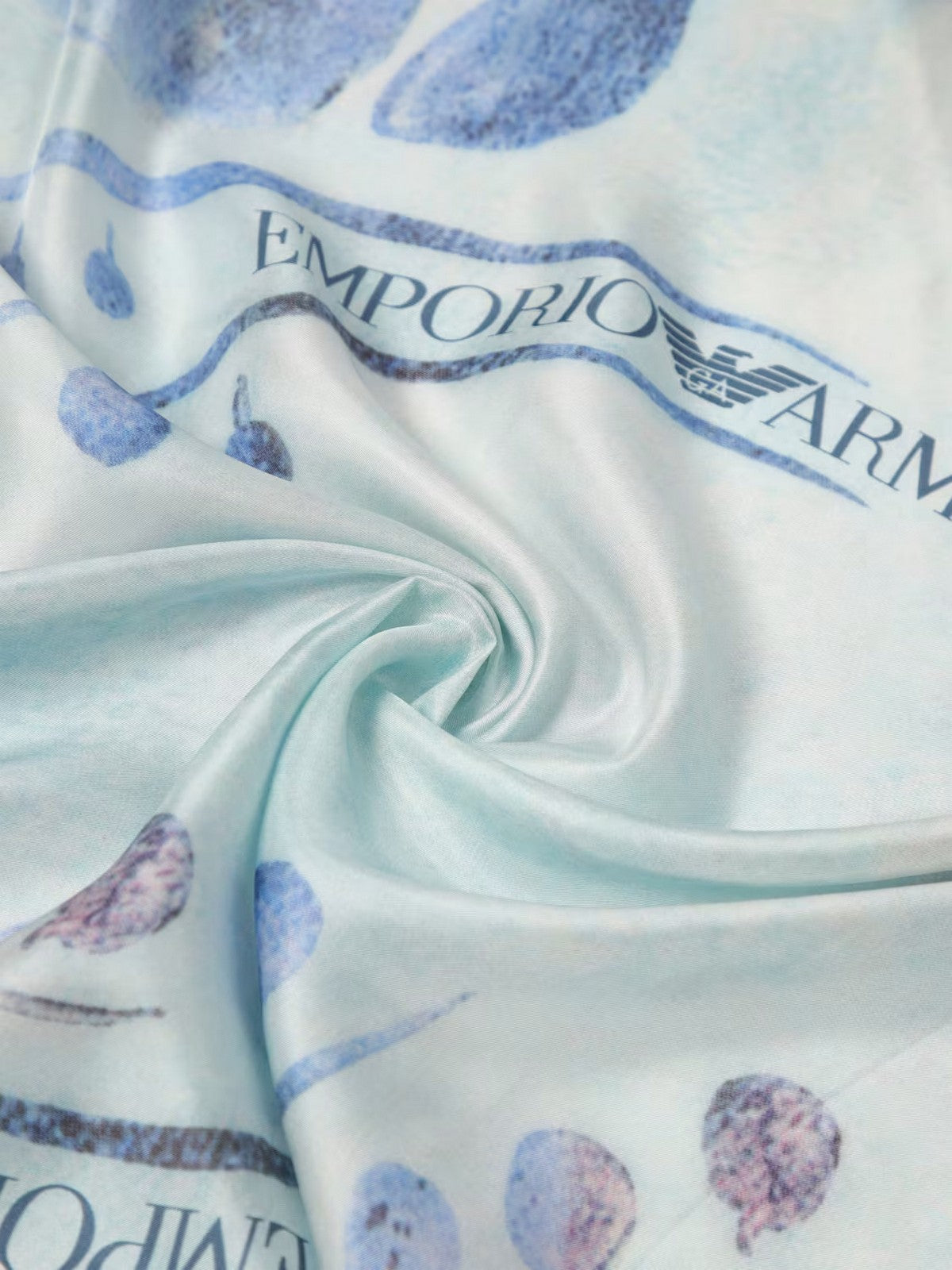 EMPORIO ARMANI Foulard Donna EW001877 AF15685 FB057 Blu gioboutiqueweb
