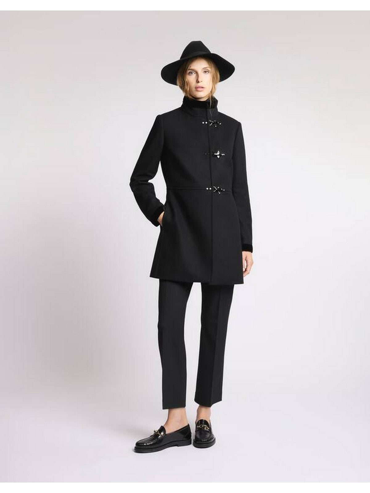 FAY Cappotto Donna Virginia Coat NAW50514000SGLB999 Nero