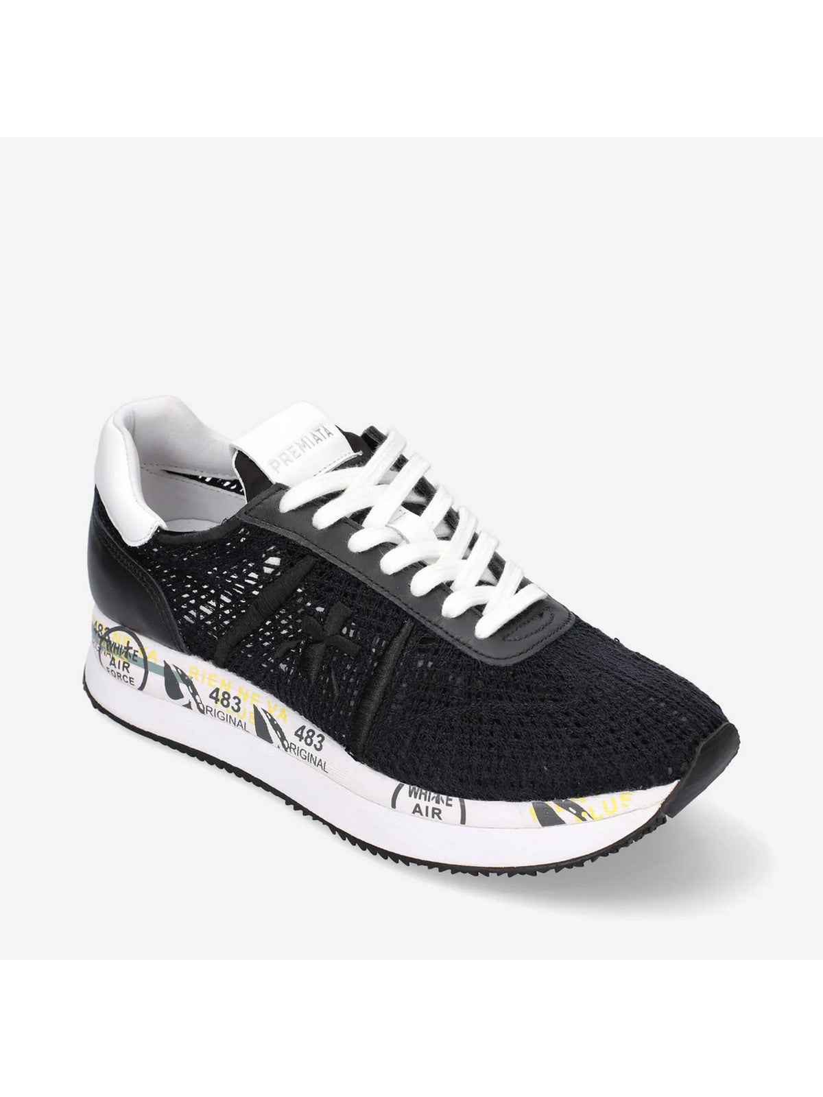 PREMIATA Sneaker Donna CONNY VAR 6347 Nero gioboutiqueweb
