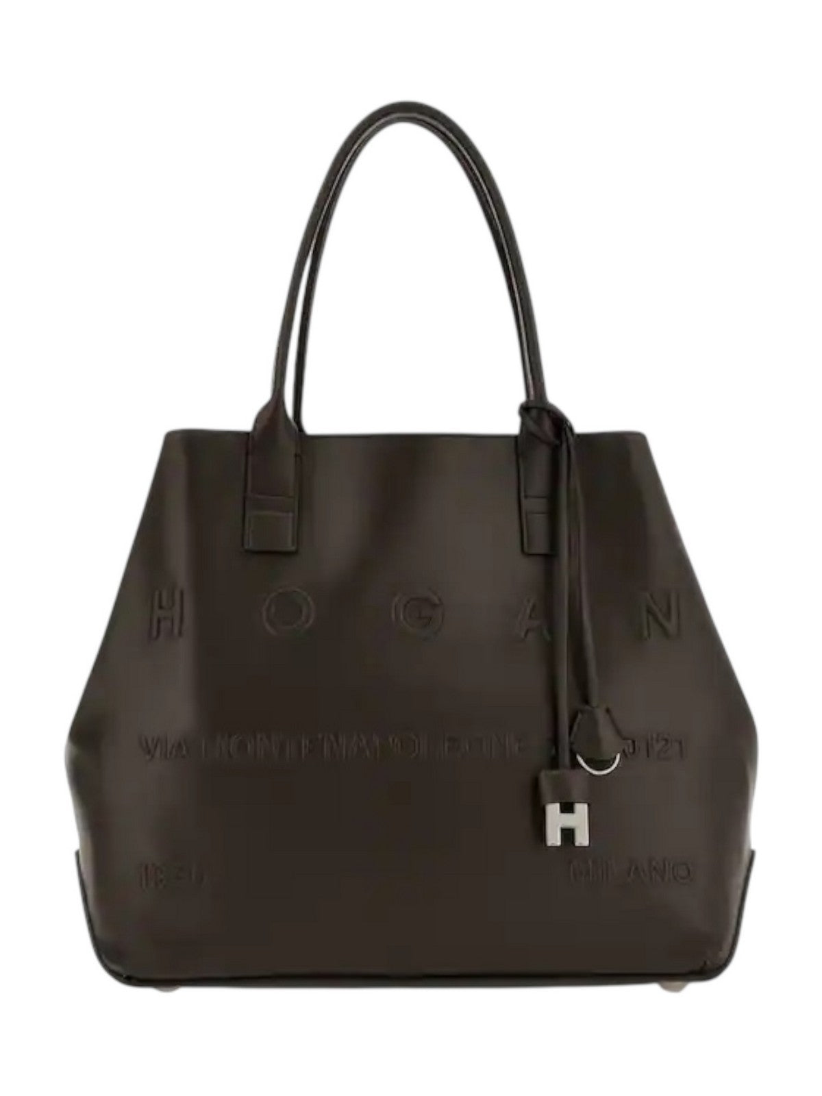 HOGAN Borsa Donna ADDRESS SHOPPING MEDIA KBW01TA0300TZPS808 PALISSANDRO gioboutiqueweb