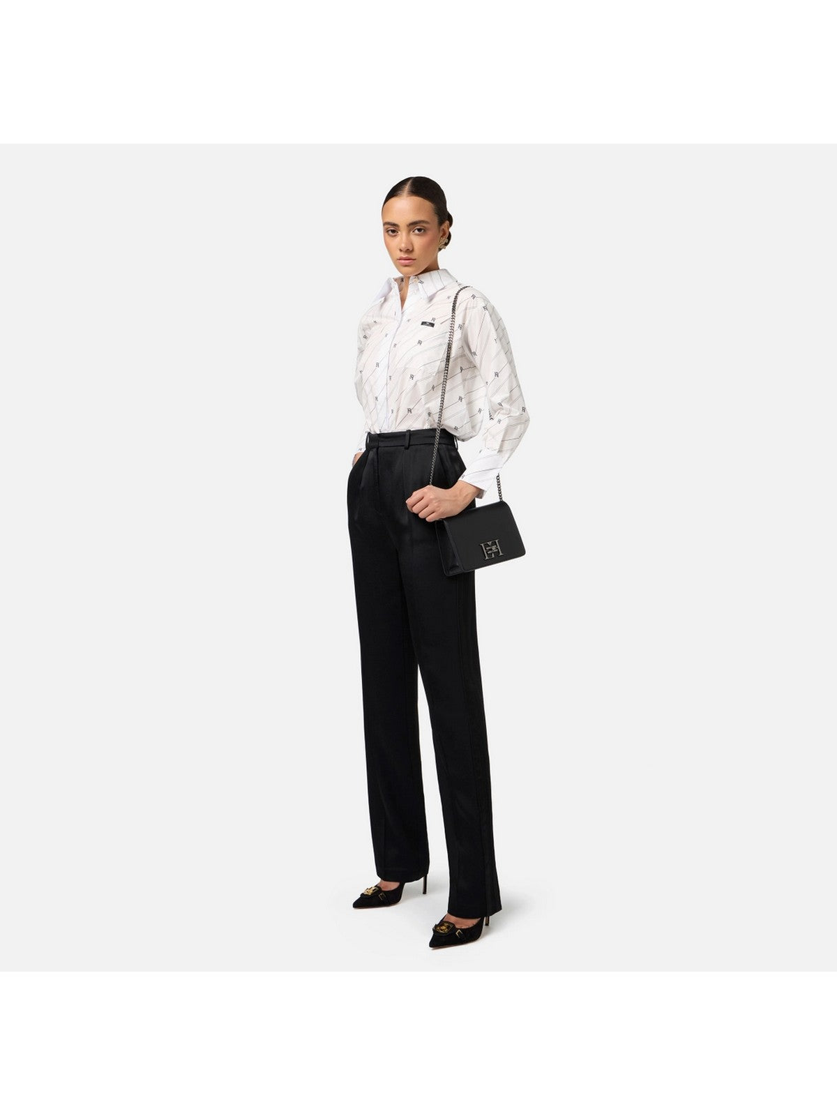 ELISABETTA FRANCHI Borsa Donna BS11A46E2 110 Nero gioboutiqueweb