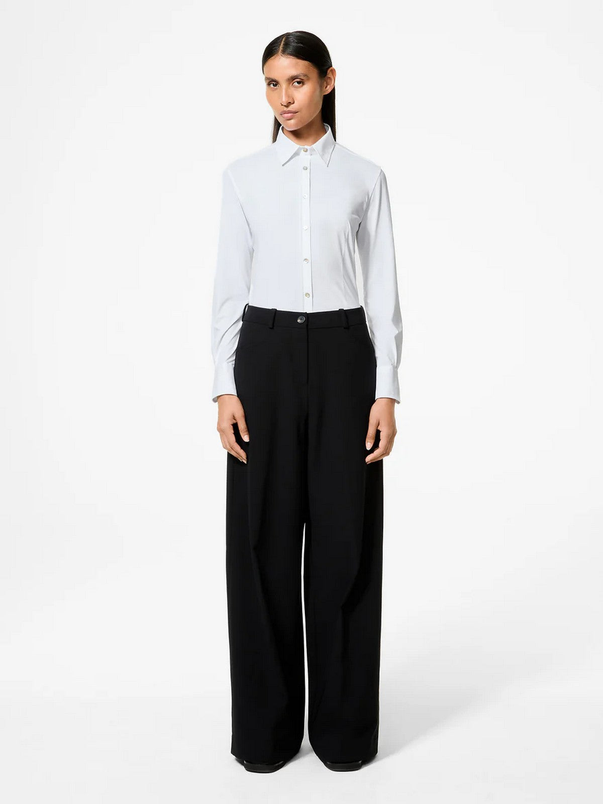 RRD Camicia Donna W25800 09 09 WHITE