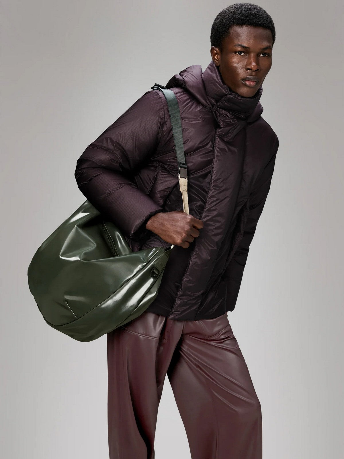 RAINS Borsa Unisex adulto Valera Shoulder Bag Large W3 13120 127 Swamp Swamp