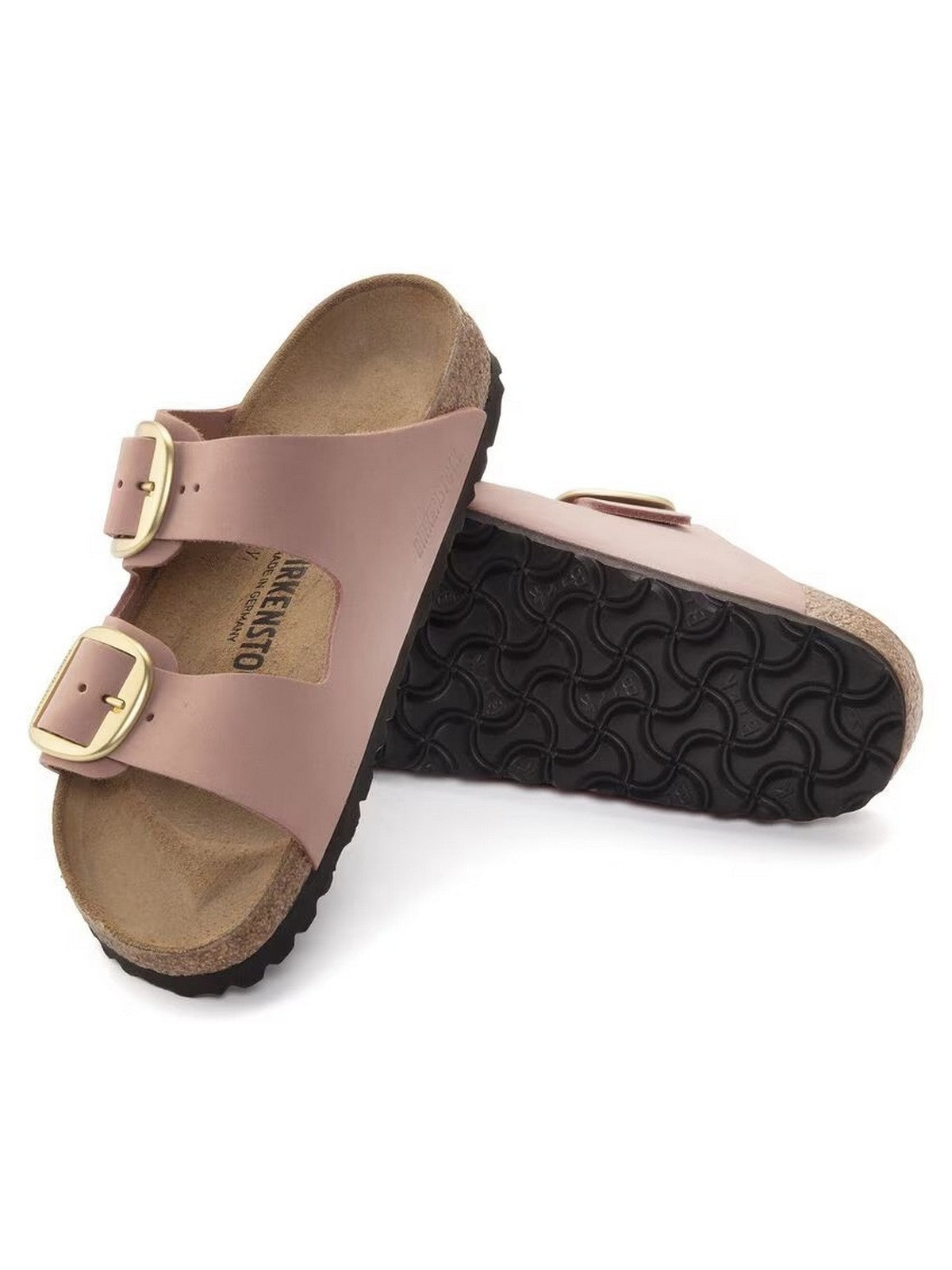 BIRKENSTOCK Sandalo Donna Arizona Big Buckle old rose, Nubuck Leather 1024074 Rosa gioboutiqueweb