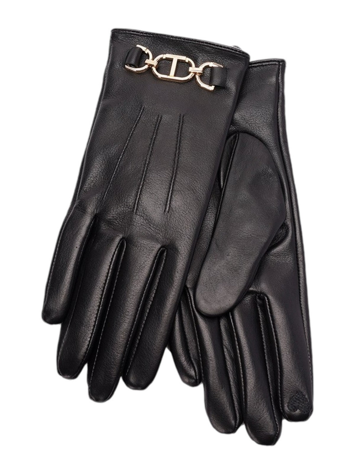 TWINSET Guanti Donna 242TA4340 00006 Nero gioboutiqueweb