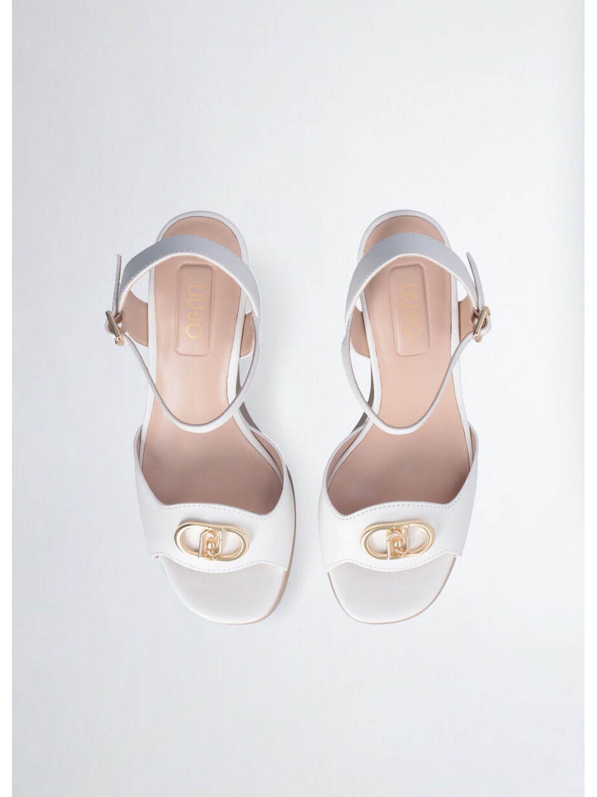 LIU JO Sandalo Donna KAREN 11 SA5117P0102 01065 CALF OFF WHITE gioboutiqueweb