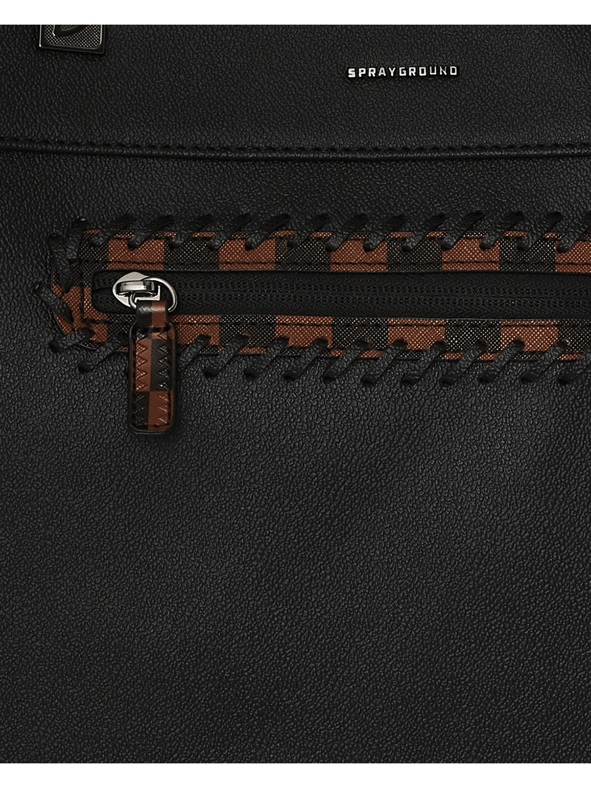 SPRAYGROUND Borsa Donna DOSE OF CHECK DEUX TORTUGA TOTE 910T8020NSZ Nero gioboutiqueweb