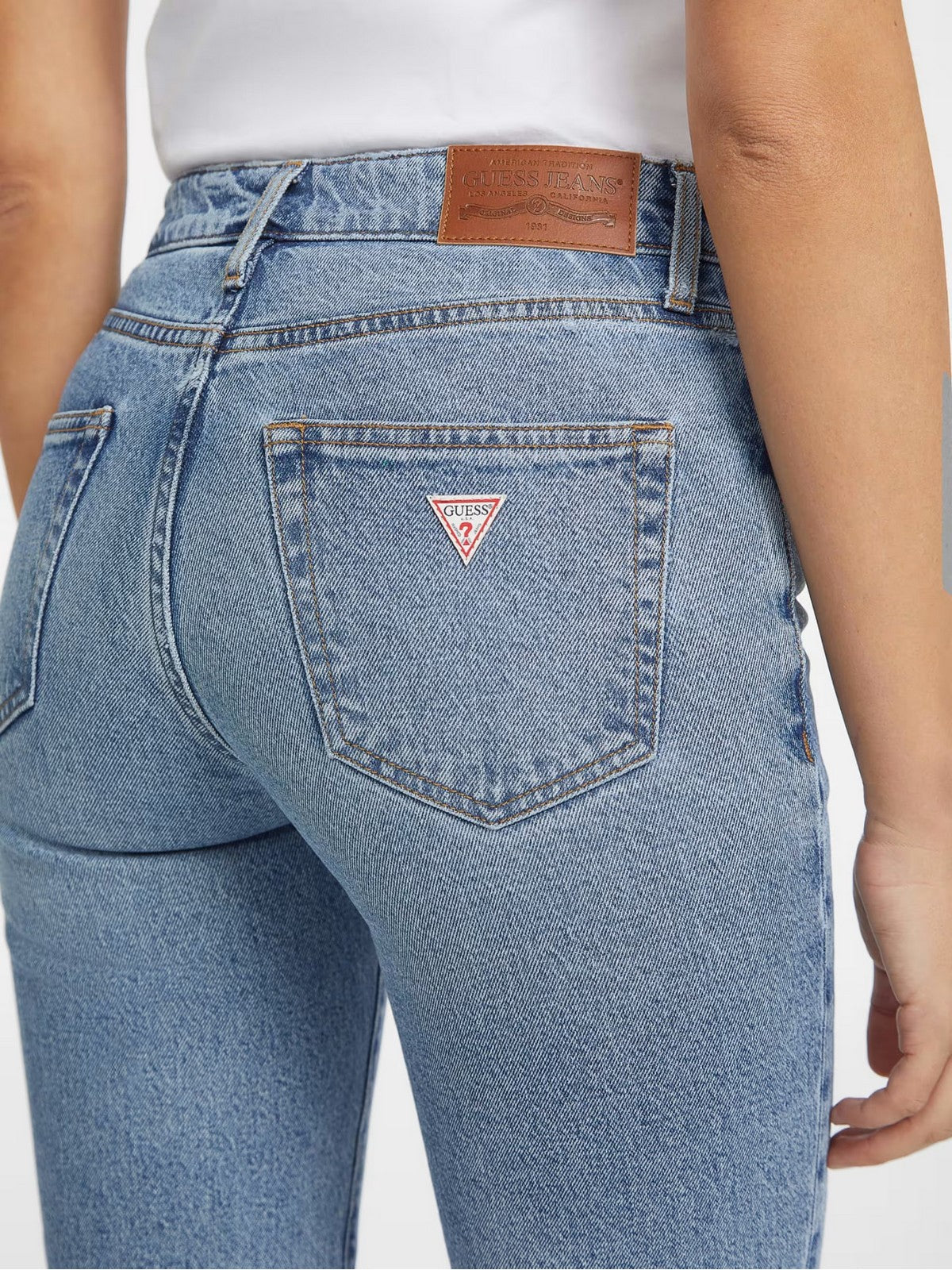 GUESS Jeans Donna GJ G08 MID RISE STRAIGHT W4YA98 D5CC5 GJLV GJ LIGHT VINTAGE WAS