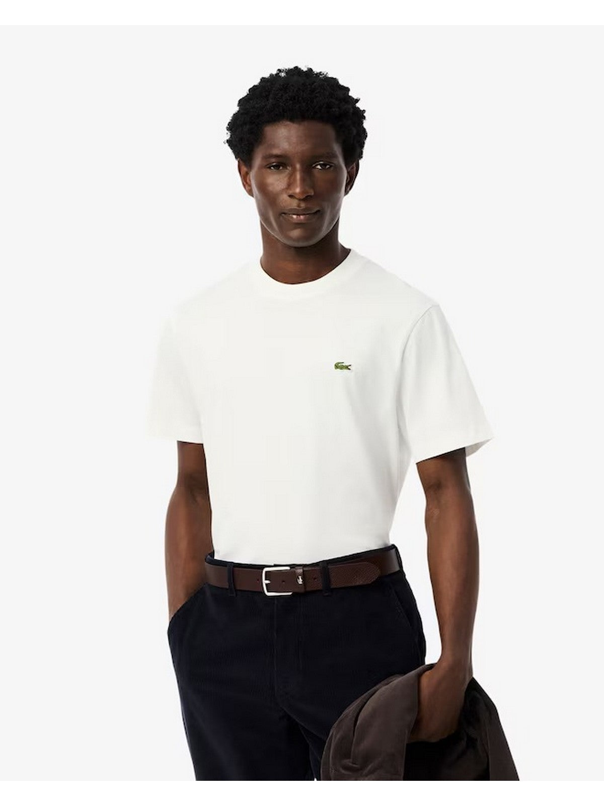 LACOSTE T-shirt Uomo TH7318 001 Bianco gioboutiqueweb