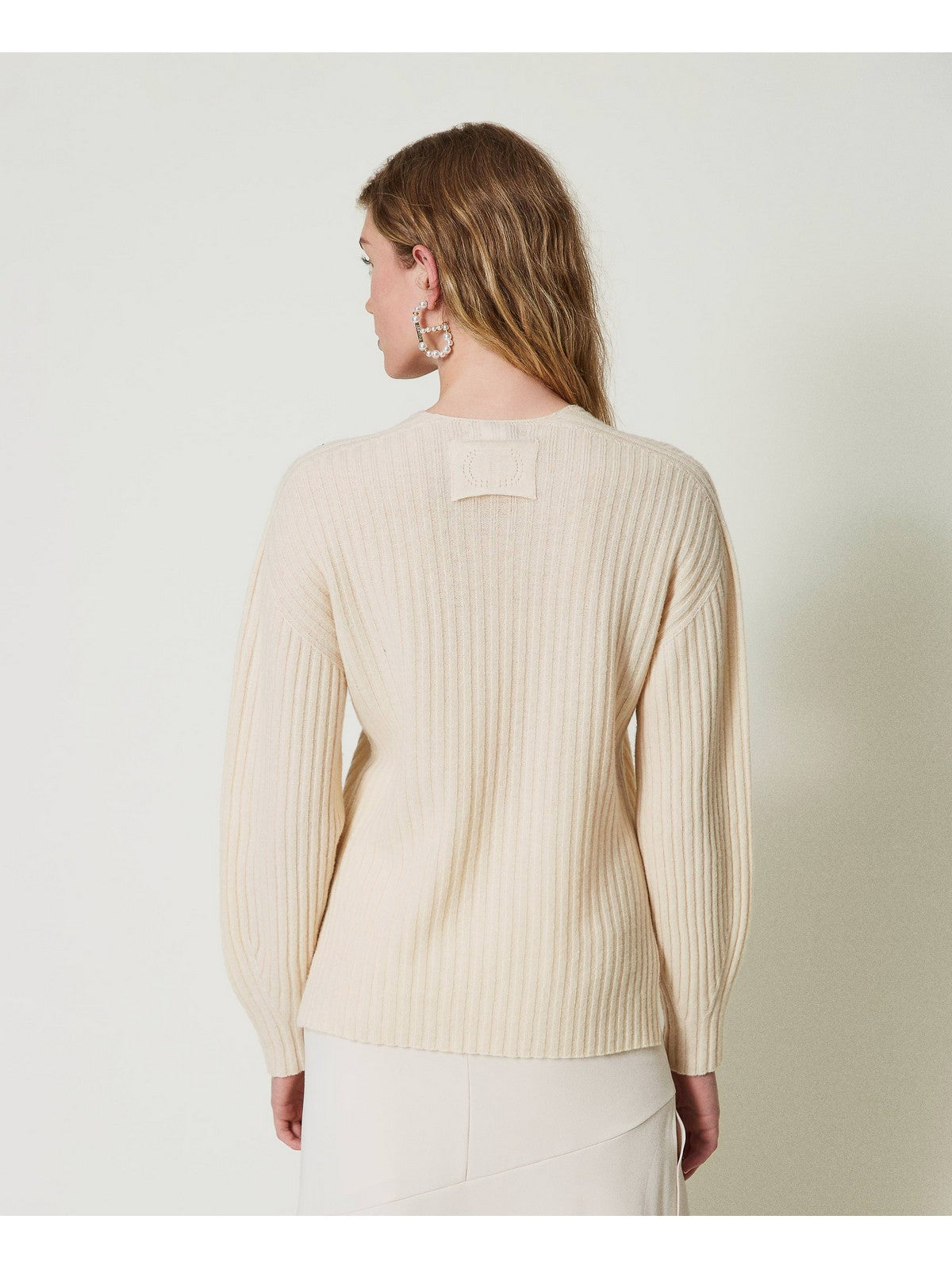 TWINSET Maglione Donna 242TP3716 00282 Bianco gioboutiqueweb