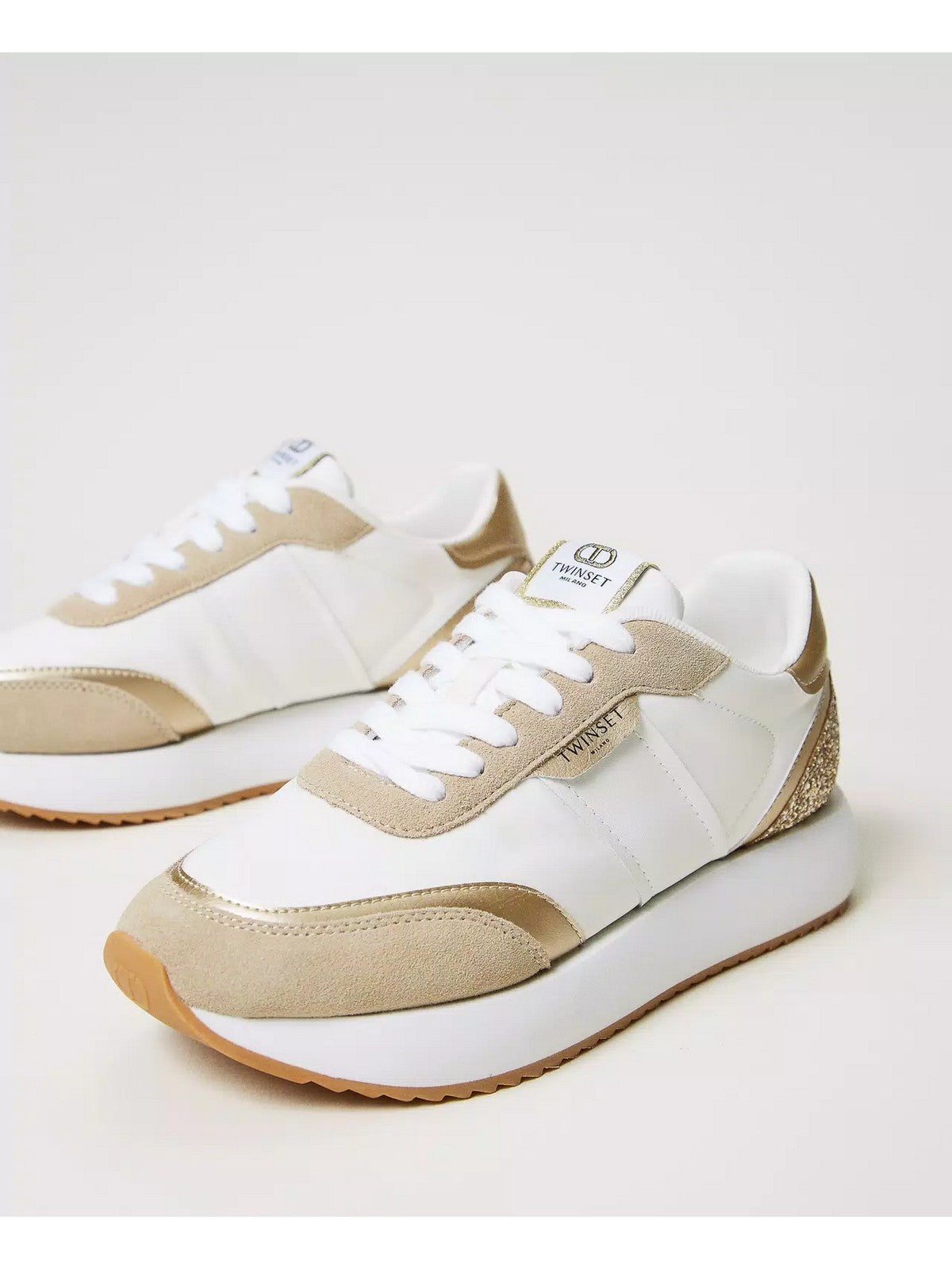 TWINSET Sneaker Donna 251TCP022 07049 Bianco gioboutiqueweb