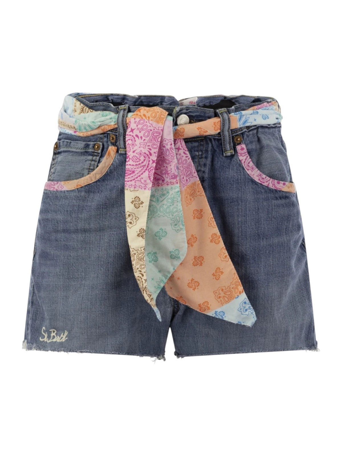 MC2 SAINT BARTH Pantaloncino Donna ARIZONA 04946F Blu gioboutiqueweb