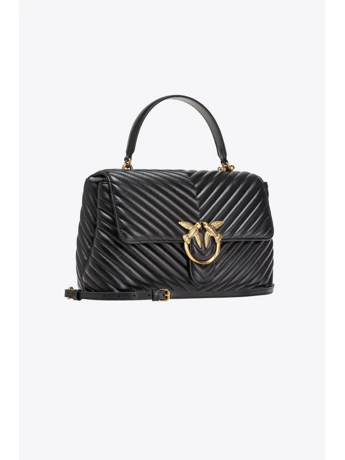 PINKO Borsa Donna Love lady puff 100042-A0GK Z99Q Nero gioboutiqueweb