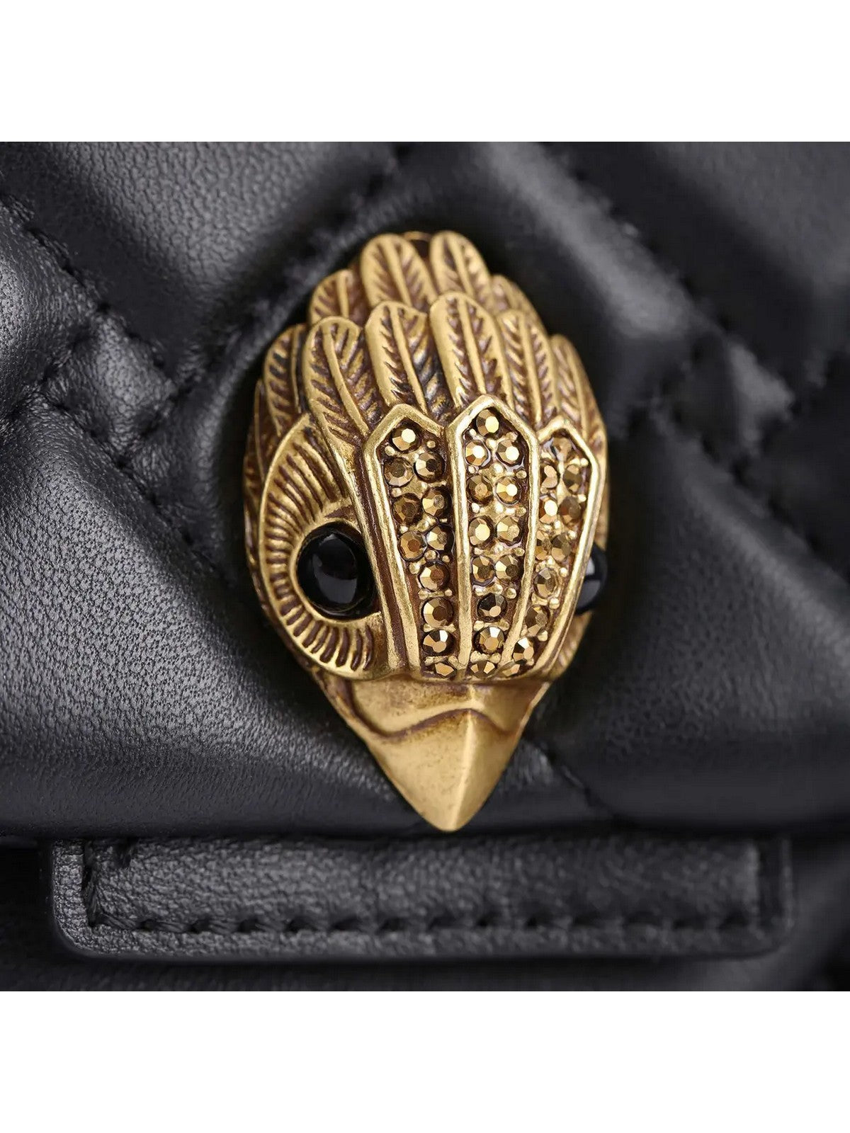 KURT GEIGER Borsa Donna LEATHER KENSINGTON X BAG 1470400109 BLACK BLACK gioboutiqueweb