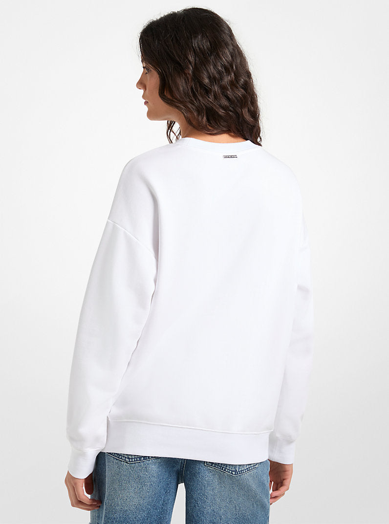 MICHAEL KORS Felpa Donna MR651Z64MY 100 WHITE