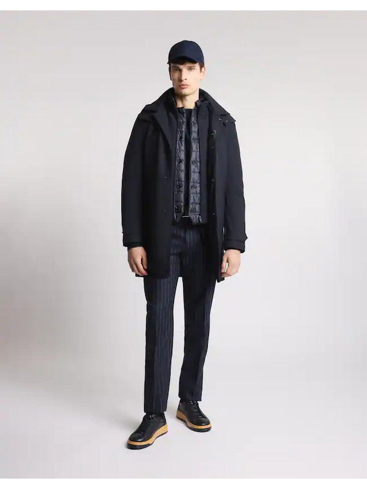 FAY Cappotto Uomo NAM6151037JXRFU807 BLU NAVY gioboutiqueweb