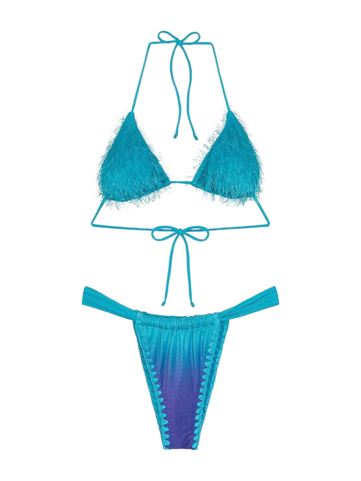 F**K Costume da bagno Donna FK25-1131X46 Turchese gioboutiqueweb