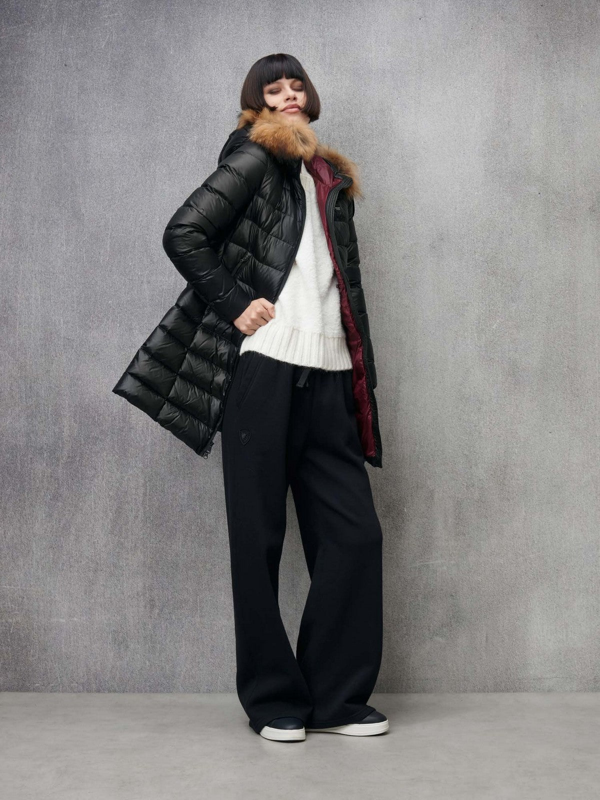 BLAUER Piumino Donna Kristin 24WBLDK03039 006950 999RD Nero gioboutiqueweb