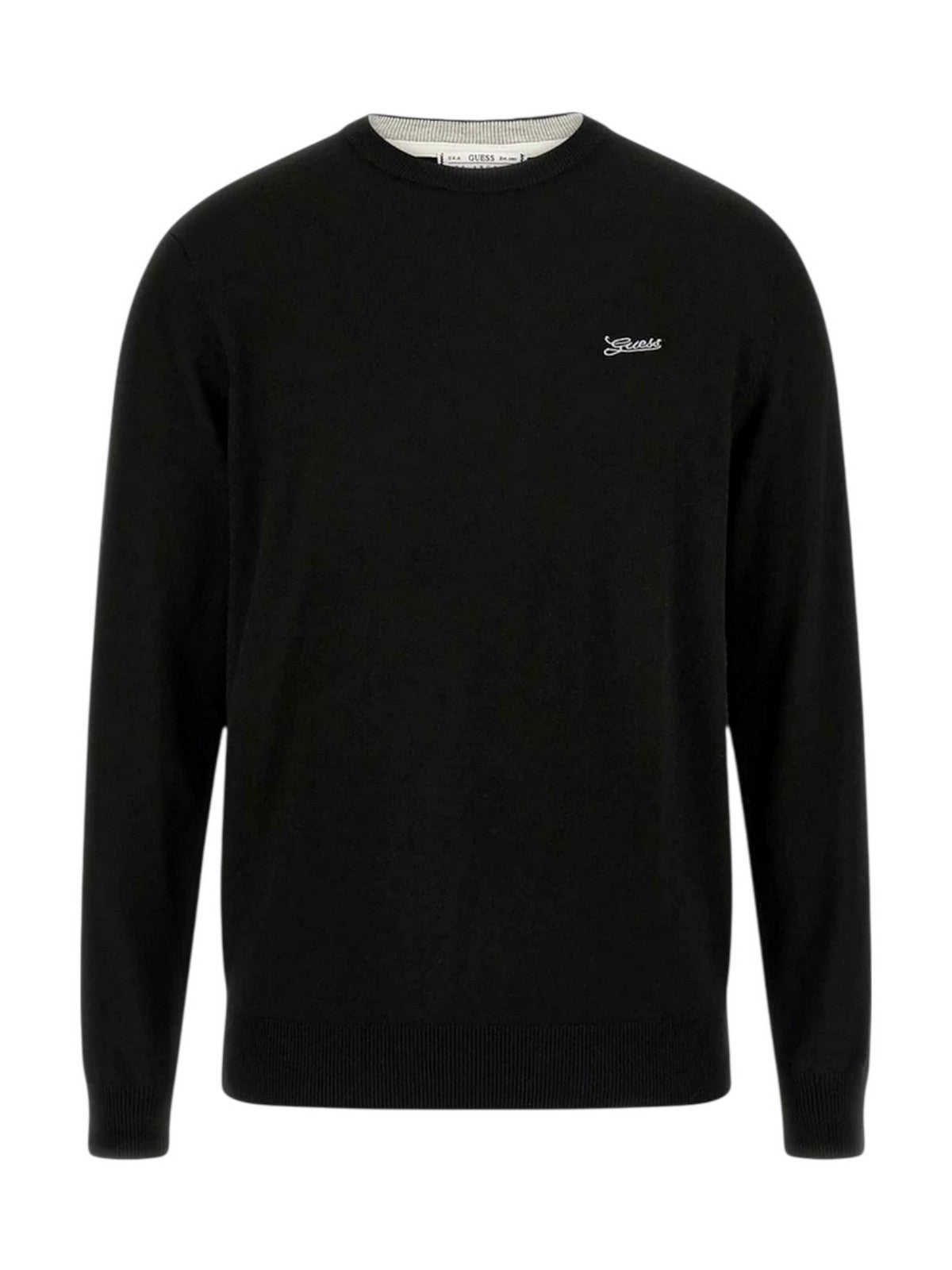 GUESS Maglione Uomo DANIEL CN LS BASIC SWTR M5YR26 Z0122 JBLK Jet Black A996