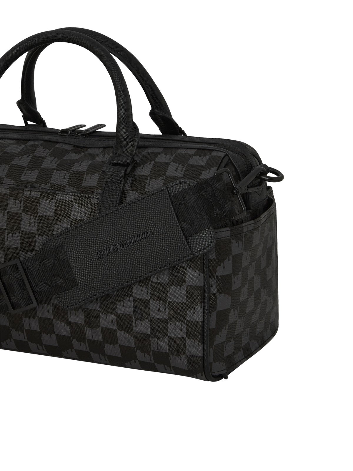 SPRAYGROUND Borsa Donna DRIPPING SHARKS IN PARIS MINI DUFFLE 910D7967NSZ Nero gioboutiqueweb