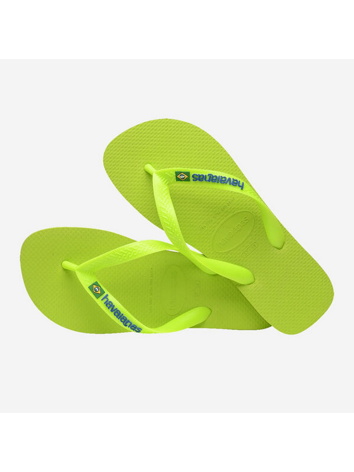 HAVAIANAS Infradito Unisex adulto Hav. Brasil Logo Neon 4149370.7344 Verde gioboutiqueweb