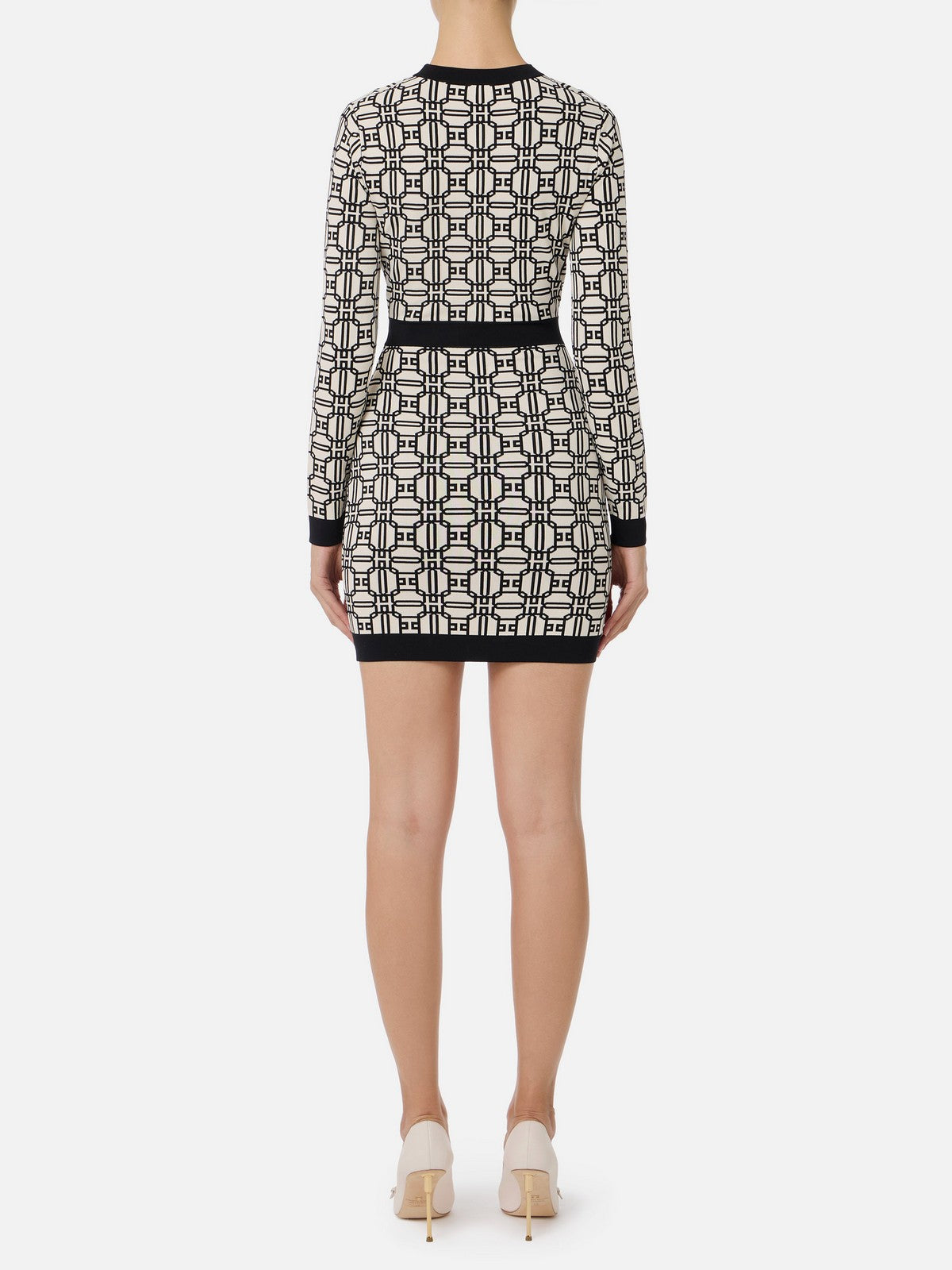 ELISABETTA FRANCHI Abito Donna AM31B47E2 E84 Bianco gioboutiqueweb