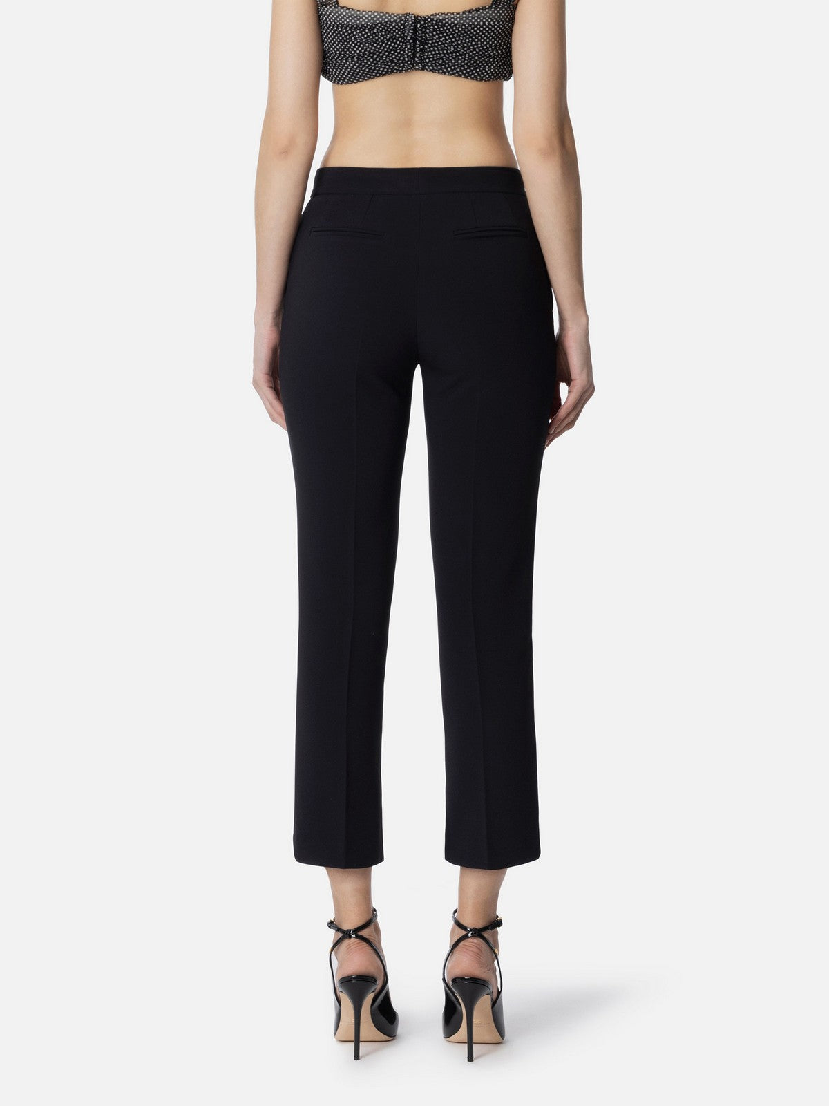 ELISABETTA FRANCHI Pantalone Donna PA09852E2-110 Nero gioboutiqueweb
