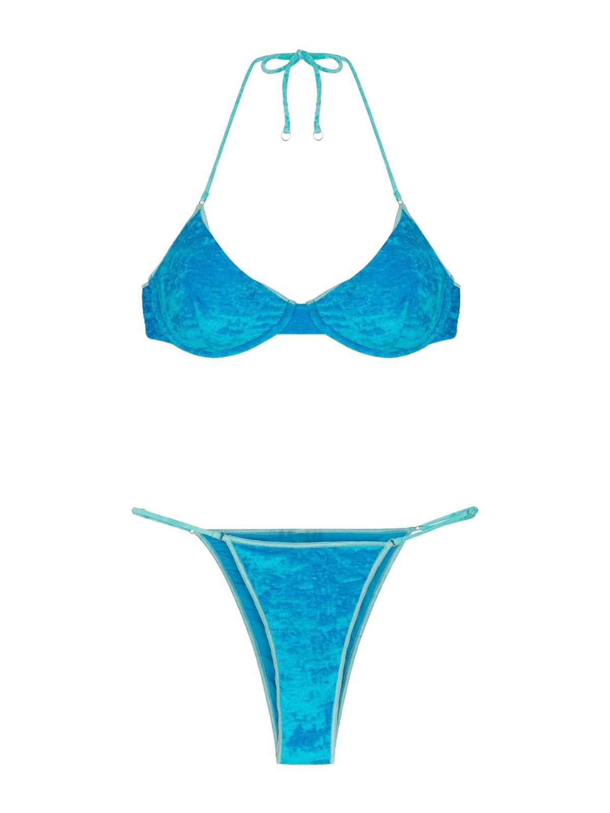 ME FUI Costume da bagno Donna MF24-0031BU Blu