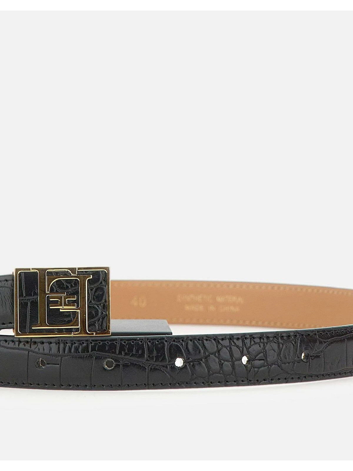 ELISABETTA FRANCHI Cintura Donna CT47S56E2 110 Nero gioboutiqueweb