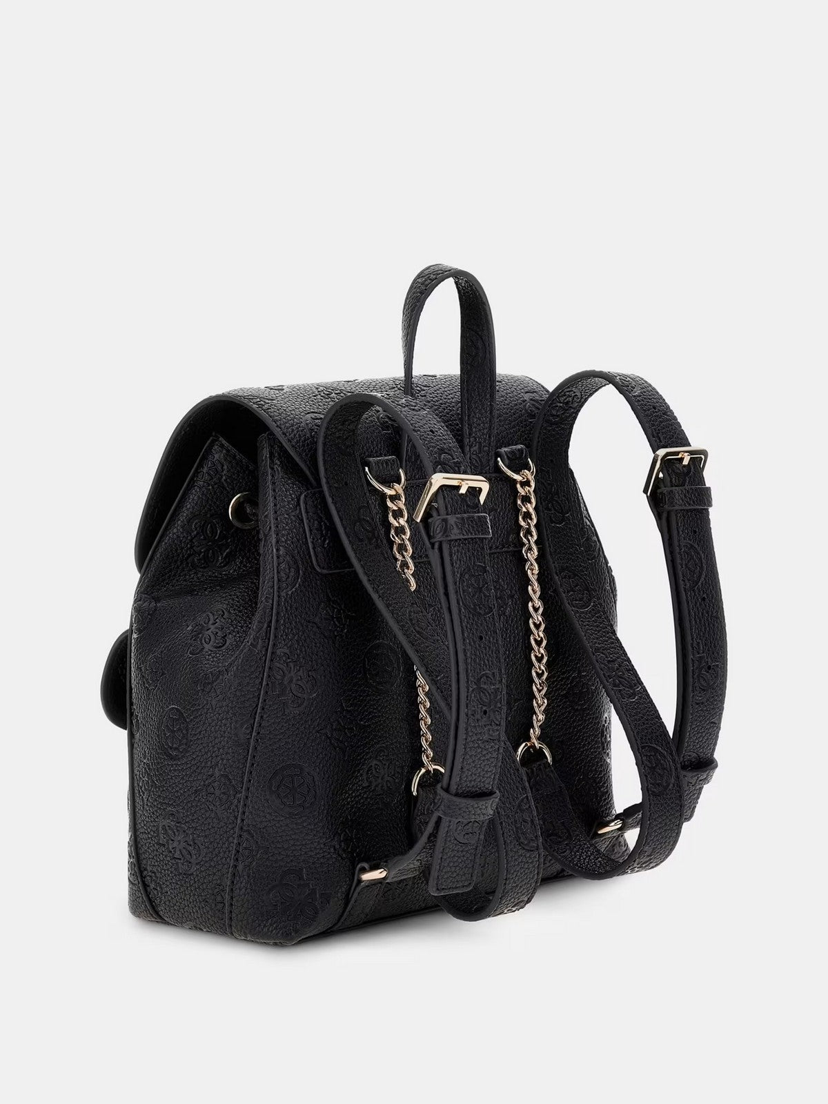 GUESS Zaino Donna CRESIDIA II SML FLAP BACKPACK HWPD98 88310 BLO BLACK LOGO