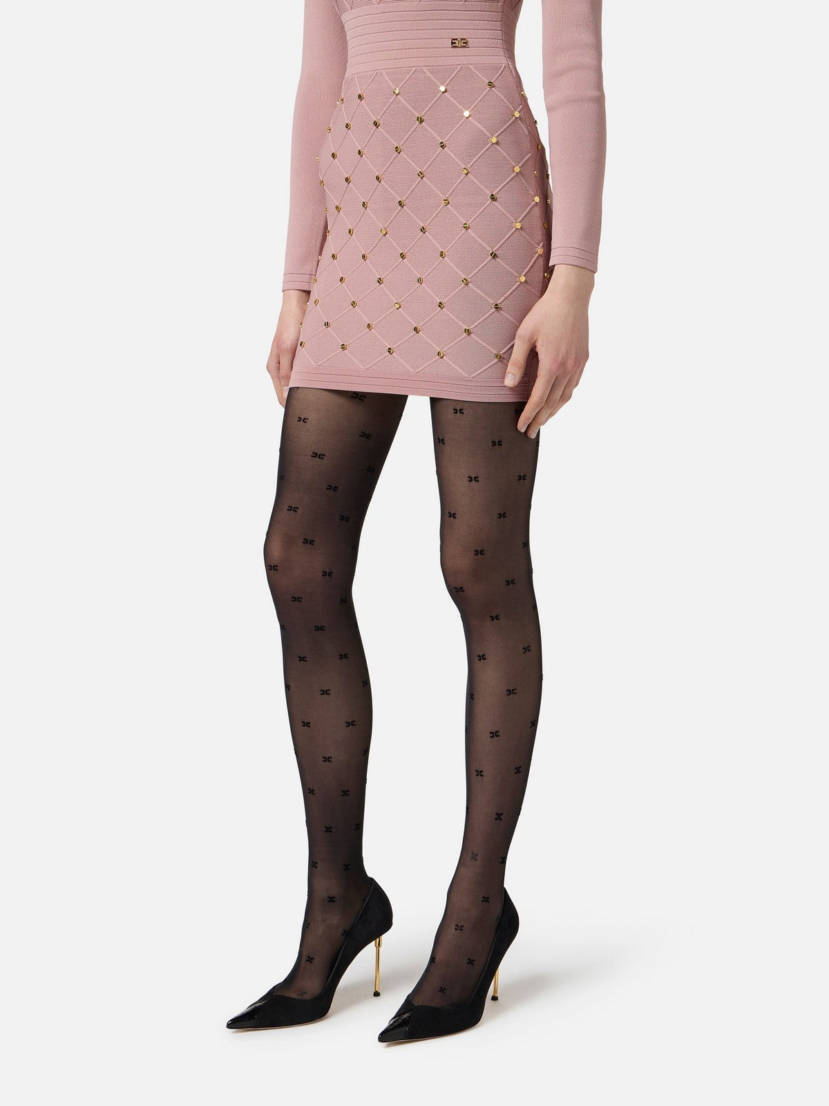 ELISABETTA FRANCHI Calze Donna CZ06D57E2 110 Nero