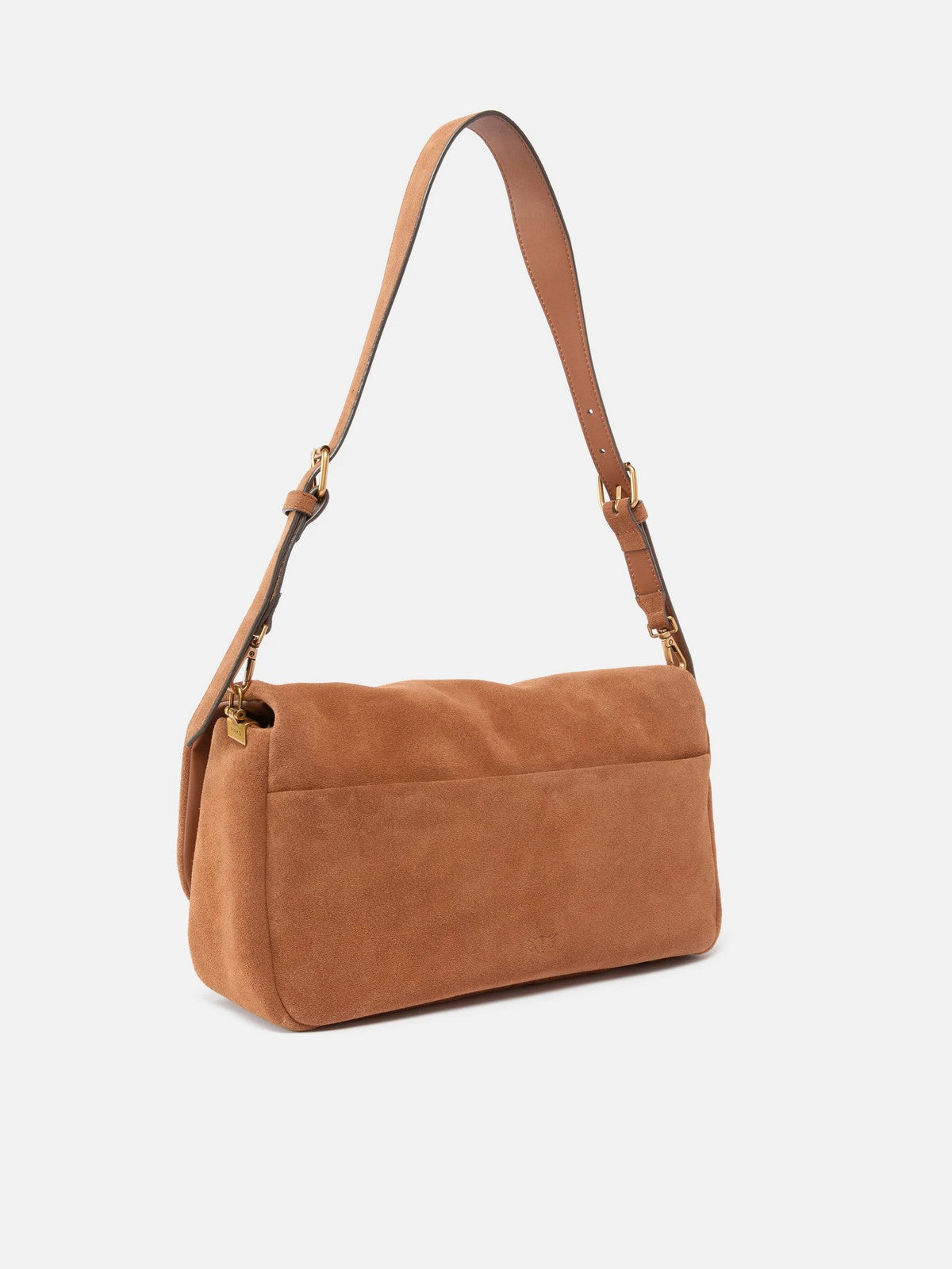 PINKO Borsa Donna CLICK SOFT HORIZONTAL HANDLE C 106178-A0F6 L17Q MARRONE - LEONE-ANTIQUE GOLD