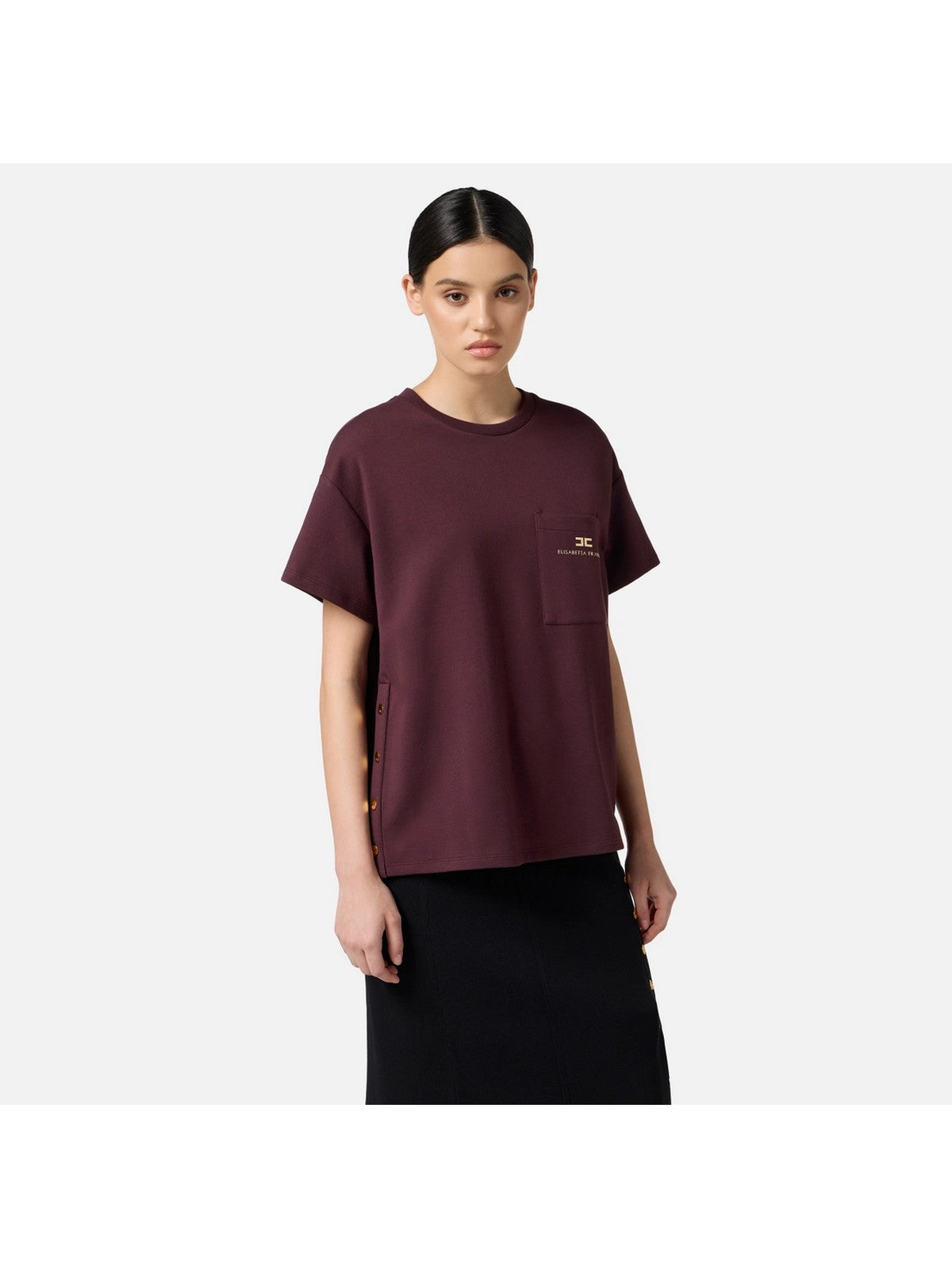 ELISABETTA FRANCHI T-shirt Donna MA02756E2 EA4 MERLOT