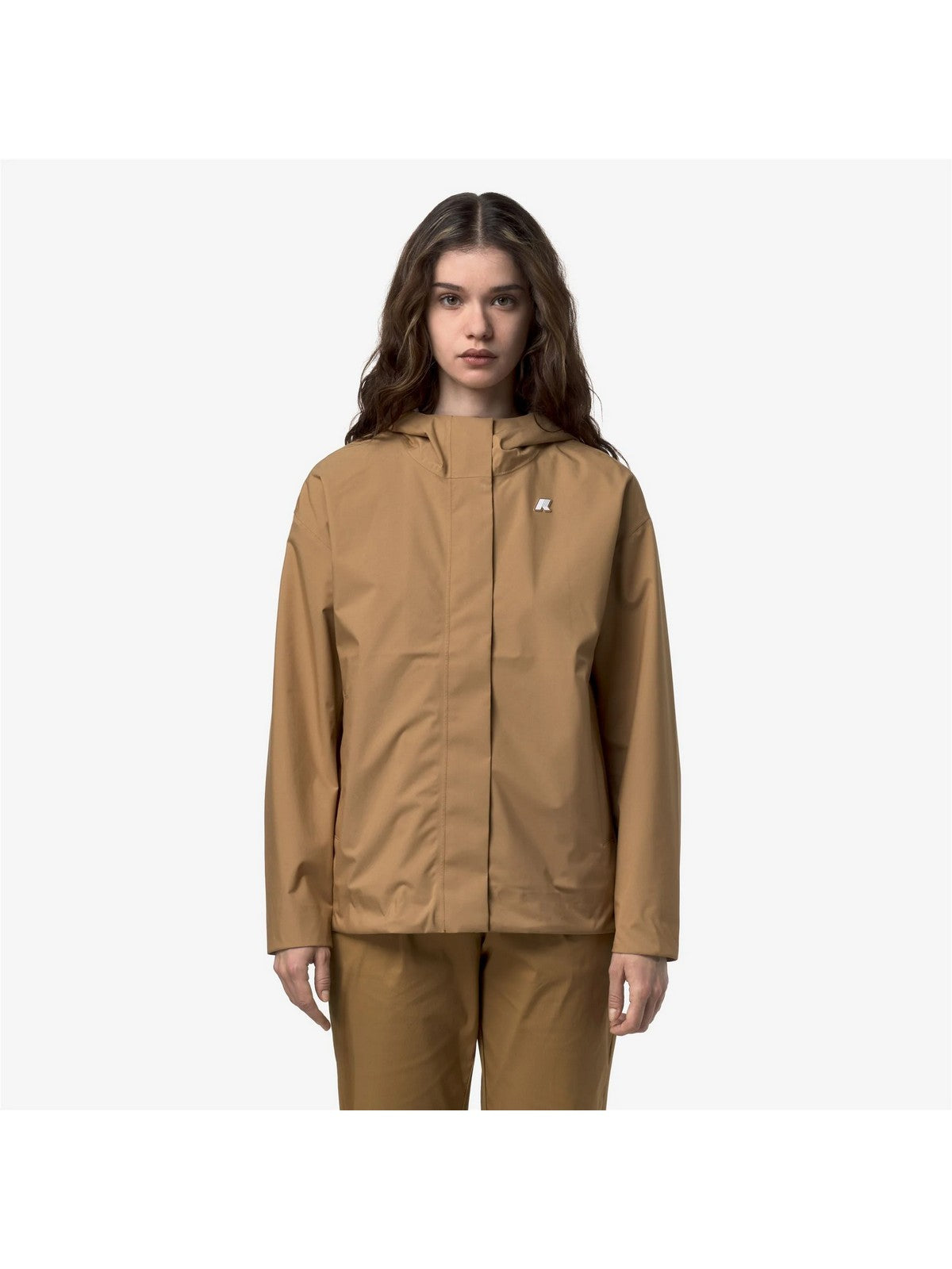 K-WAY Giubbino Donna ROSE STRETCH 2L K3148EW V04 Brown Bistre